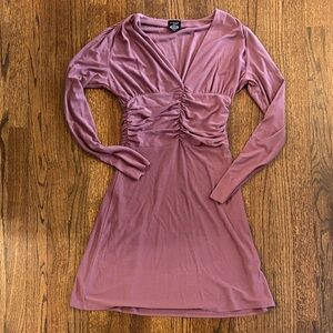Scoop NYC Dusty Rose Long Sleeve Dress women sizr XS